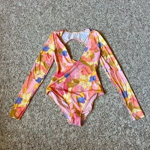 NWOT Billabong Long Sleeve One Piece Bathing Suit